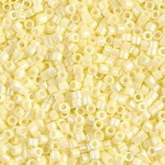 Miyuki delica Beads 11/0 - Opaque pale yellow ab DB-1501